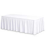 About 6x3 head/buffet table in white