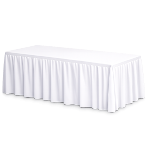 6x3 head/buffet table in white