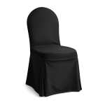 About banquet chair with black cover