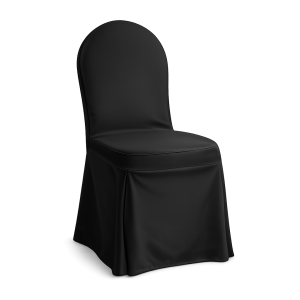 banquet chair with black cover