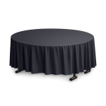 About round table with white cover (copy)